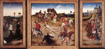 ダーク・バウツ Painting - St Hippolyte Triptych オランダのダーク・バウツ